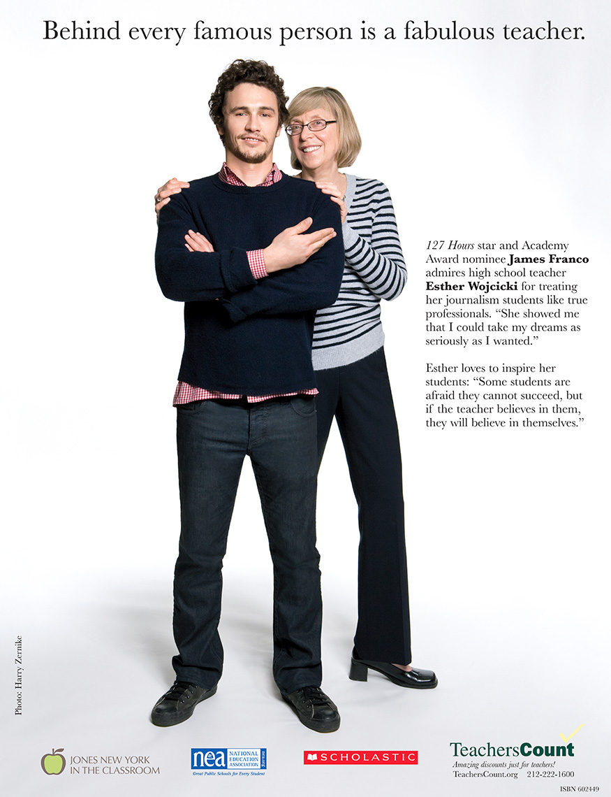 James Franco for Teachers Count