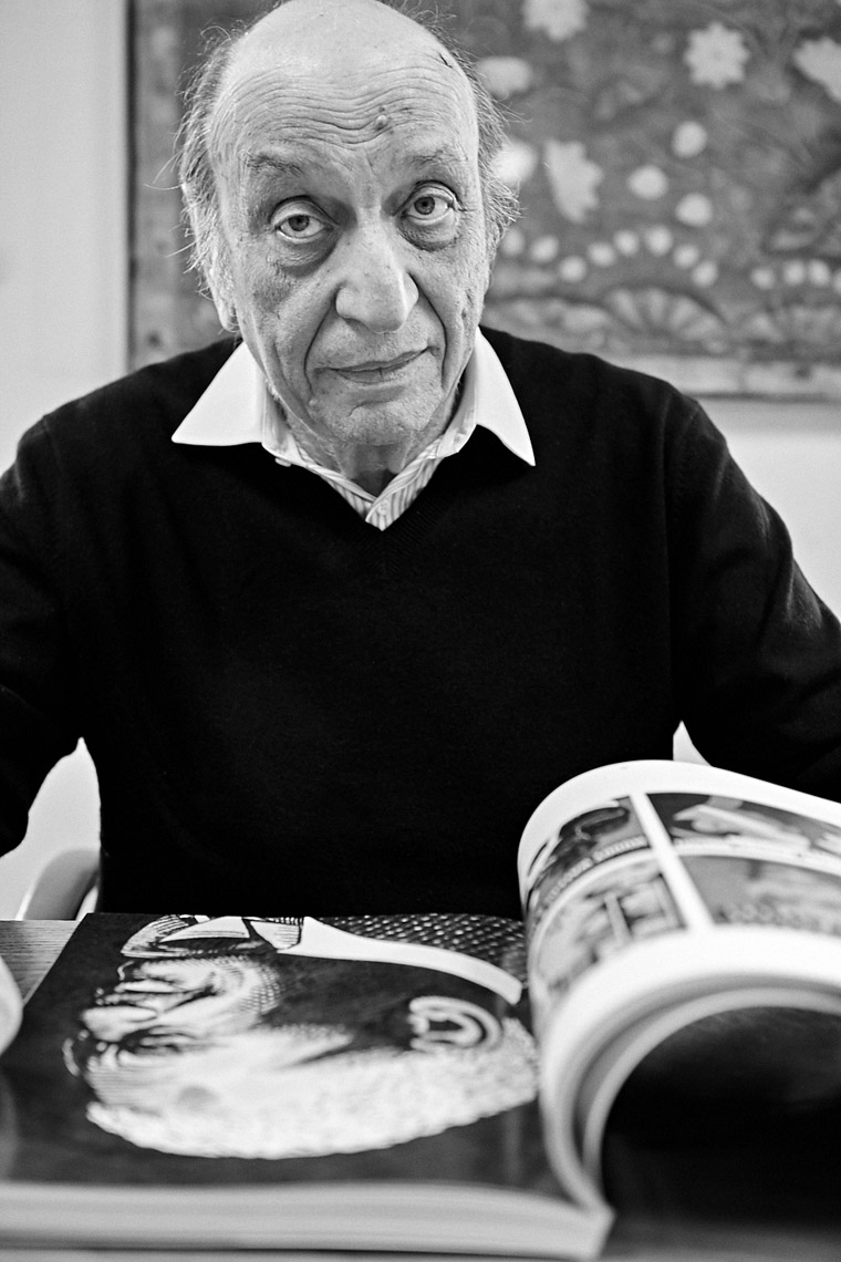 Milton Glaser photographed by Harry Zernike